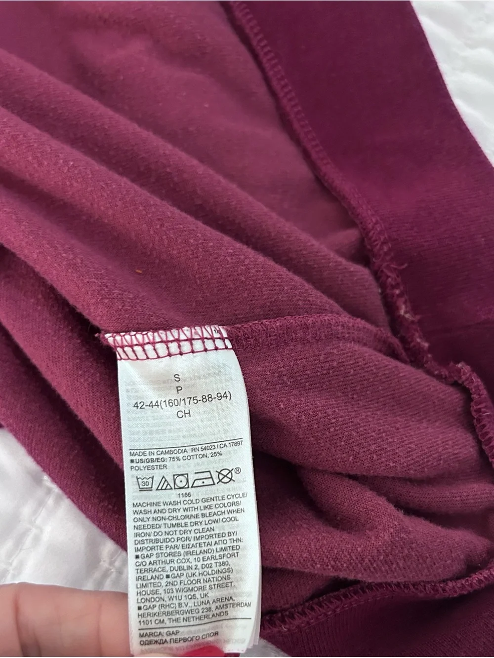 GAP Kids Plush Velour Loungewear Set - Deep Berry Plum